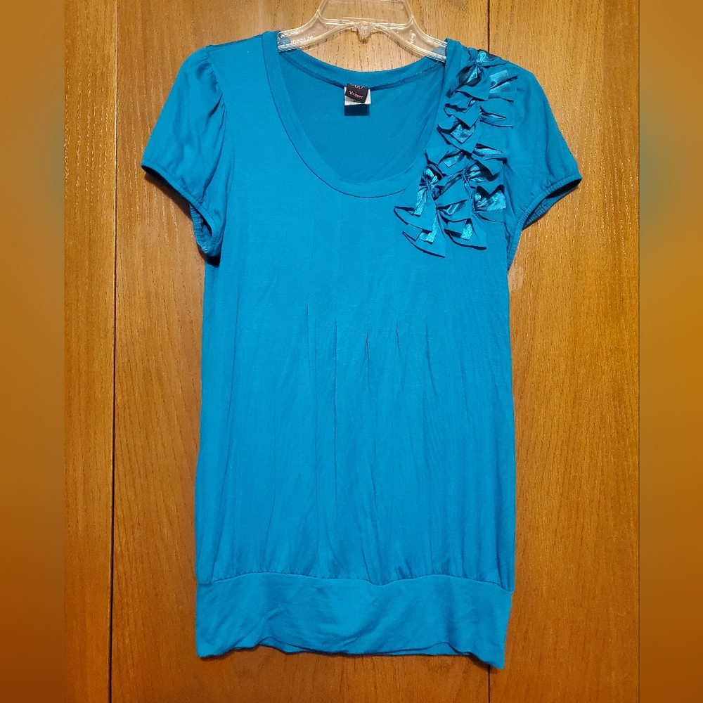 Wrapper teal top